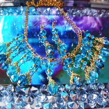 Load image into Gallery viewer, Teardrop Necklace and Earrings