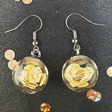 Load image into Gallery viewer, Fruit Filled Glass Ball Earrings