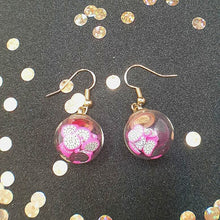 Load image into Gallery viewer, Fruit Filled Glass Ball Earrings