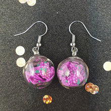 Load image into Gallery viewer, Fruit Filled Glass Ball Earrings