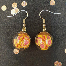 Load image into Gallery viewer, Fruit Filled Glass Ball Earrings