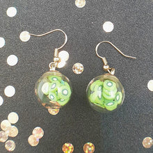 Load image into Gallery viewer, Fruit Filled Glass Ball Earrings