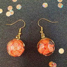 Load image into Gallery viewer, Fruit Filled Glass Ball Earrings