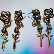 Load image into Gallery viewer, Romantic Rose Earrings