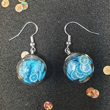 Load image into Gallery viewer, Fruit Filled Glass Ball Earrings
