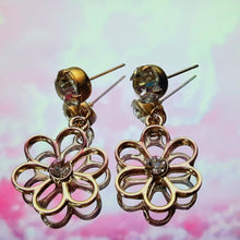 Load image into Gallery viewer, Flower Diamanté Earrings
