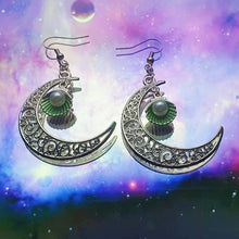 Load image into Gallery viewer, To The Moon and Back Earrings

