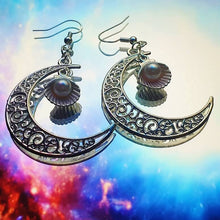 Load image into Gallery viewer, To The Moon and Back Earrings
