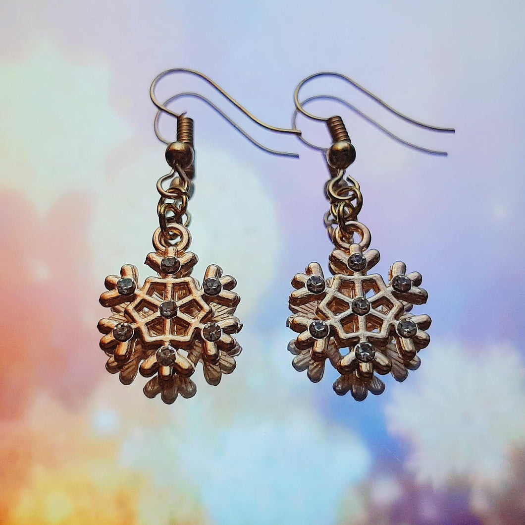 When The Snow Comes Down In Tinseltown Earrings